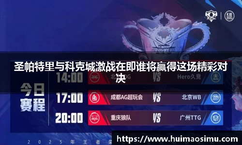 圣帕特里与科克城激战在即谁将赢得这场精彩对决