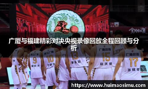 广厦与福建精彩对决央视录像回放全程回顾与分析